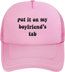 Wokes Up Sexy As Hell Again Hat Trucker Hat Men Funny Baseball Cap Funny Birthday Gifts for Women One Size Put It on My Boyfriends Tab Pink