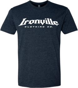 Ironville Branded Logo Weightlifting Soft Blend T Shirt : Clothing, Shoes & Jewelry