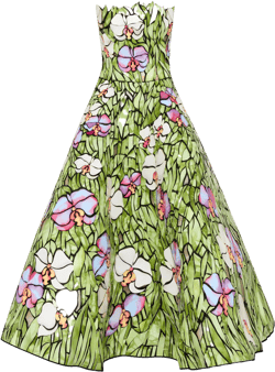 Orchid Mosaic Cocktail Dress