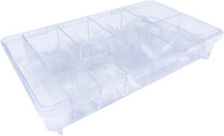 Clear Long Stiletto Nail Tips - 500 Count