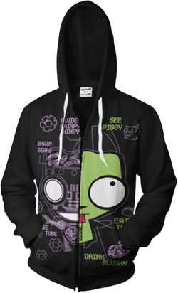 Anime Mens Hoodies Cosplay Jacket Adult Casual Hooded Zip Up Sweatshirt Coat Large Color-2
