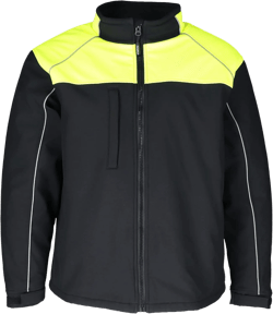 RefrigiWear Black/Lime Hivis Insulated Work Jacket for Men, -20°F (-29°C), 2XL