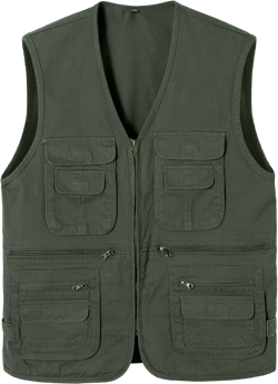 Men's Fishing Vest with Multi-Pocket Sleeveless Jacket Hunting Vest Safari Travel Outdoor Casual Vest Gilet X-Large A-army Green