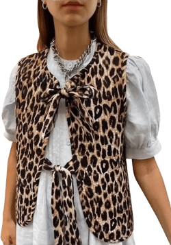 Wyeysyt Women's Cropped Floral Quilted Vest Lightweight Printed Sleeveless Puffer Padded Coat Gilet