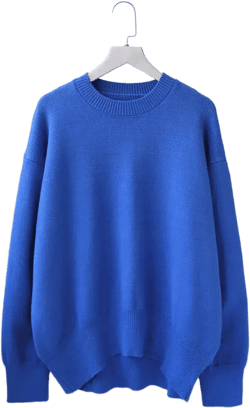 Knitted Loose Thick Basic Sweaters For Women