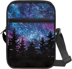 Messenger Bag for Women Small Crossbody Bags with Pockets Cell Phone Purse Wallet Galaxy