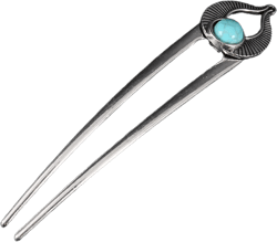 Metal U Shaped Hairpin Vintage Hair Stick 4.3" Hair Fork Pin Prong Updo Chignon Pin Hair Accessory for Women Girls Hairstyles