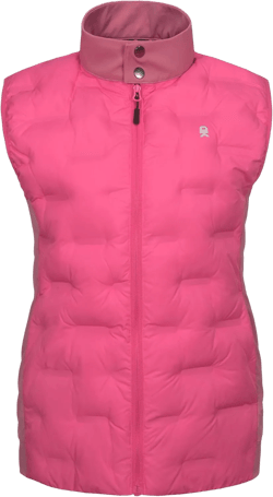 Little Donkey Andy Women's Puffer Vest Lightweight Sleeveless Golf Padded Jacket X-Small Rose Red