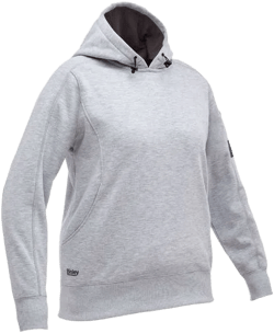 Bisley Womens Work Fleece Hoodie With Built In Waist Pockets (BKL6724)