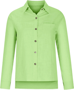 Womens Long Sleeve Button Down Stretch Cotton Linen Dress Shirt Soft Wrinkle Free Work Casual Business Office Blouse