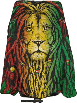 ONE TO PROMISE Lion Barber Cape Jamaican Flag Reggae Rasta Lion Red Yellow Green Black Hair Cut Salon Cape,Hair Stylist Hairdresser Styling Cape,Waterproof Haircut Apron Cover up for Adults,55"X66"
