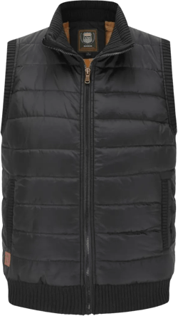 Hbufnha Mens Padded Puffer Vest With Pockets Winter Warm Vest Jacket Coat Medium #2black