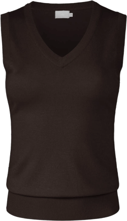 Women's Solid Basic V-Neck Sleeveless Soft Stretch Pullover Sweater Vest Top