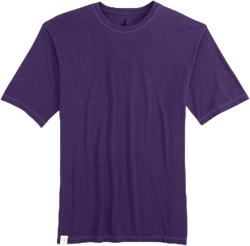johnnie-O Heathered Spencer Cotton T-Shirt Medium Purple