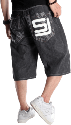 Baggy Jean Shorts Mens Denim Jorts Carpenter Shorts for Men Trendy Y2k Jean Shorts, 38, #Style-d