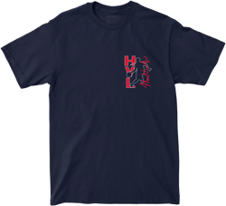 EXCLUSIVE RELEASE: Hailey Van Lith - Red White and Blue Silhouette Logo Tee - Navy