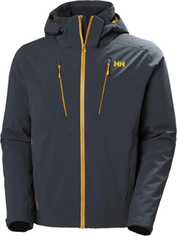 Helly-Hansen Alpha 3.0 Jacket for Men - Premium Waterproof Insulated Skiing Jacket with Breathable Fabric and Ventilation Large 984 Slate