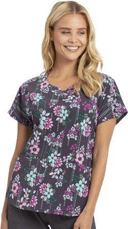 HeartSoul Women Scrubs Top Round Neck HS686
