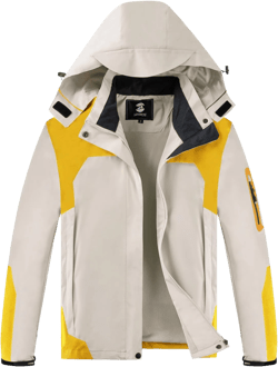 Womens Waterproof Rain jacket Lightweight Active Outdoor Raincoat with Removable Hood