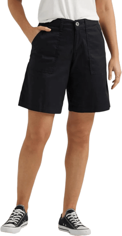 Lee Women's Ultra Lux Comfort with Flex-to-go Utility Bermuda Short | Amazon.com
