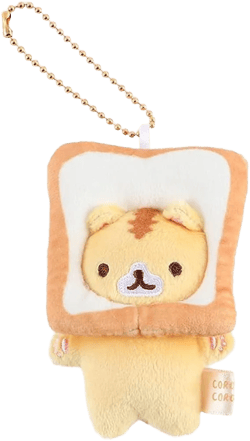 BWESOO Yellow Cat Toast Key Chain, Japanese,Bread Cat Toast Plush Doll,Stuffed Animal Keyring Pendant Purse Backpack Handbag Charms Car Keychains at Amazon Women’s Clothing store