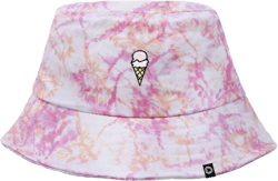 DALIX Embroidered Double Scoop Ice Cream Tie Dye Cotton Outdoor Summer Bucket Hat in Pink at Amazon Women’s Clothing store