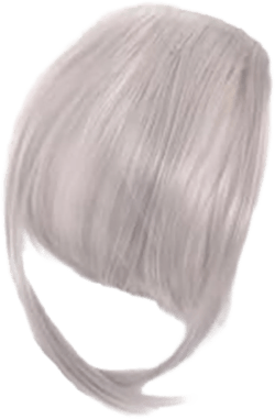 Clip In Bangs for Women, 9.8" Natural Silver Grey Air Bangs Hair Clip With Invisible Net - Breathable, Curlable, Cuttable, Washable