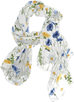 Watercolor Yellow Dandelion, White Daisy Flowers, Wildflower Women Long Silk Scarf, Shawl Chiffon Large Stole Headscarf, Lightweight Sunscreen Satin Scarves Wraps for Wedding Party Gift at Amazon Women’s Clothing store