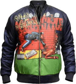 Mens Snoop Parachute Dogg Bomber Doggystyle Light Weight Jacket X-Small Multicolor