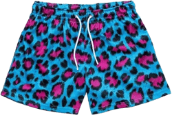 Lastesso Men Swim Shorts Fashion Leopard Print Board Shorts Lightweight Drawstring 5" Swimsuits Beach Shorts Beach Swimwear | Amazon.com