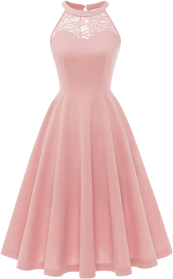 Bbonlinedress Women Prom Wedding Dress Cocktail Halter Lace A-Line Party Short Vintage Homecoming Dresses