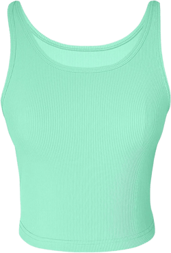 tagunop Women's Sleeveless Tank Tops Scoop Neck Basic Cami Tee Shirts Casual Ribbed Slim Fitted Top