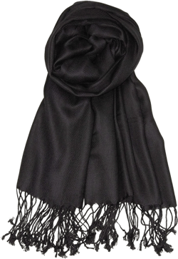 CLGIFT Pashmina Scarf Shawl, Bridesmaid Shawl, Bridal Wrap, Wedding Shawl Black