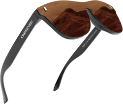 KINGSEVEN Classic Polarized Sunglasses for Women Men Driving Fishing Sun Glasses UV ProtectionLC759 Brown