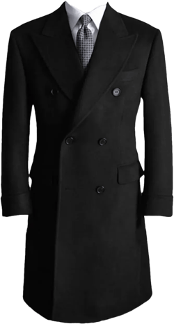 Men's Winter Coat Men's Wool Jacket Long Coat Lapel Double-Breasted Windbreaker Comfortable Casual Men's Coat 3X-Large Black