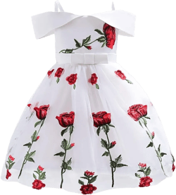 Toddler Rainbow Pageant Dresses for Girls Tutu Party Sparkly Princess Gown 2-10Years 9-10 Years 02-white