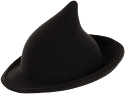 Modern Witch Hat Black