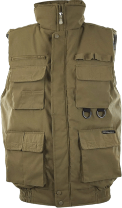 Renegade Men's Vest 1322 Pockets Hunting Padded 100% Authentic