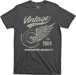 GunShowTees 41st Birthday Gift | 1984 Vintage Original Parts | Funny 80s Retro Inspired Graphic Tee Shirt, X-Large, Dark Heather