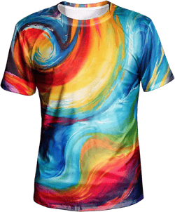 Asylvain Unisex 3D Graphic T-Shirt Colorful Design Short Sleeve Crewneck Digital Tee for Young Small A Starry Night
