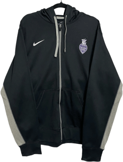 Nike Black Hooded Full Zip Track Top Jacket Size S