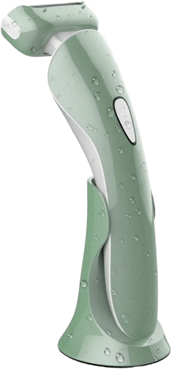 Bikini Trimmer for Women,Wet/Dry Electric Razors for Women,Trinity Floating Blade-Womens Electric Razor,Womens Trimmer for Pubic Hair,Perfect for Leg, Bikini, and Underarm Hair Removal (Green)
