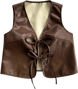 Floerns Women's Sleeveless Floral Embroidery Button Front Waistcoat Vest Jacket