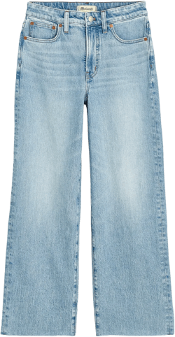 The Petite Curvy Perfect Vintage Wide-Leg Crop Jean