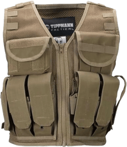 Tippmann Paintball Accessory Vest Coyote Tan