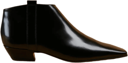 Leather Ankle Boot - Black