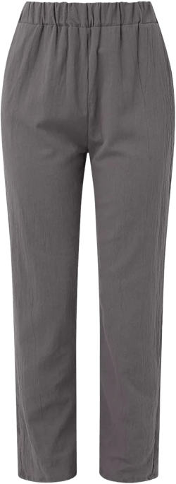 Luooli Green Cargo Pants Women High Waist Womens Casual Linen Pants 2024 Spring Drawstring Elastic Waist Trousers with Pockets Lounge Fashion Wide Leg Pants Pants Womens Jeans, X-Large, X2-grey : Clothing, Shoes & Jewelry