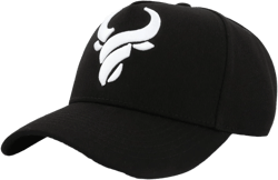 Tiger Hat Trucker Snapback Animal Cap Dad Hats Cool Hip Hop Sports Fan Baseball Cap Embroidered Tennis Caps for Men Women One Size White Bull