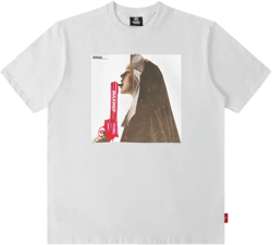 Men T Shirt Loose Short Sleeve T-shirt Male and Female Personality Printed Cotton round Neck