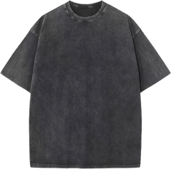 Flygo Men's Oversized T-Shirts Vintage 280G Heavy Cotton Streetwear Short Sleeve Solid Basic Tee Shirt Acid Wash Tops | Amazon.com